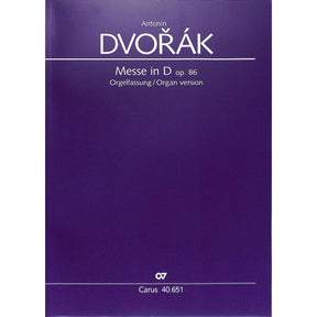 Messe D-Dur op 86 Orgelfassung