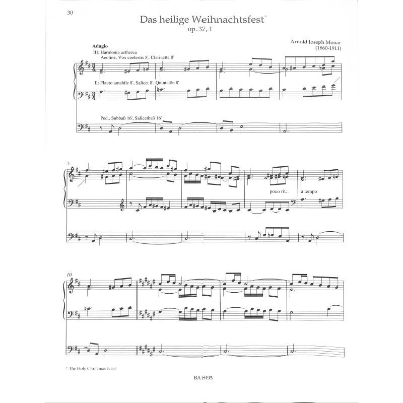 Orgelmusik zur Weihnachtszeit