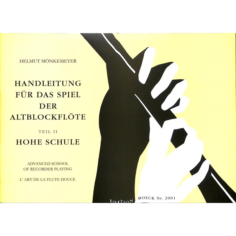 Handleitung für das Spiel auf der Altblockflöte 2