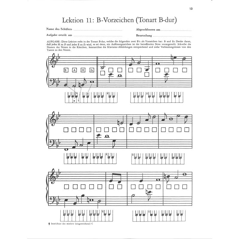 Klavier Notenschule 2