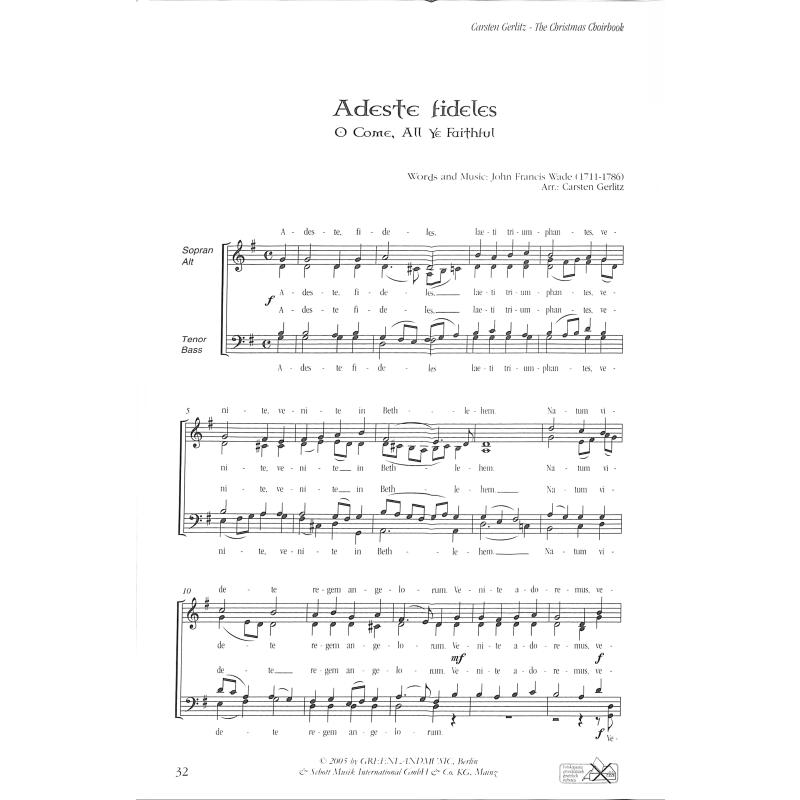 The christmas choirbook