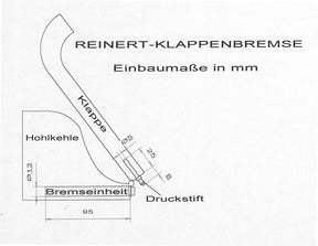 Klappenbremse REINERT Chrom
