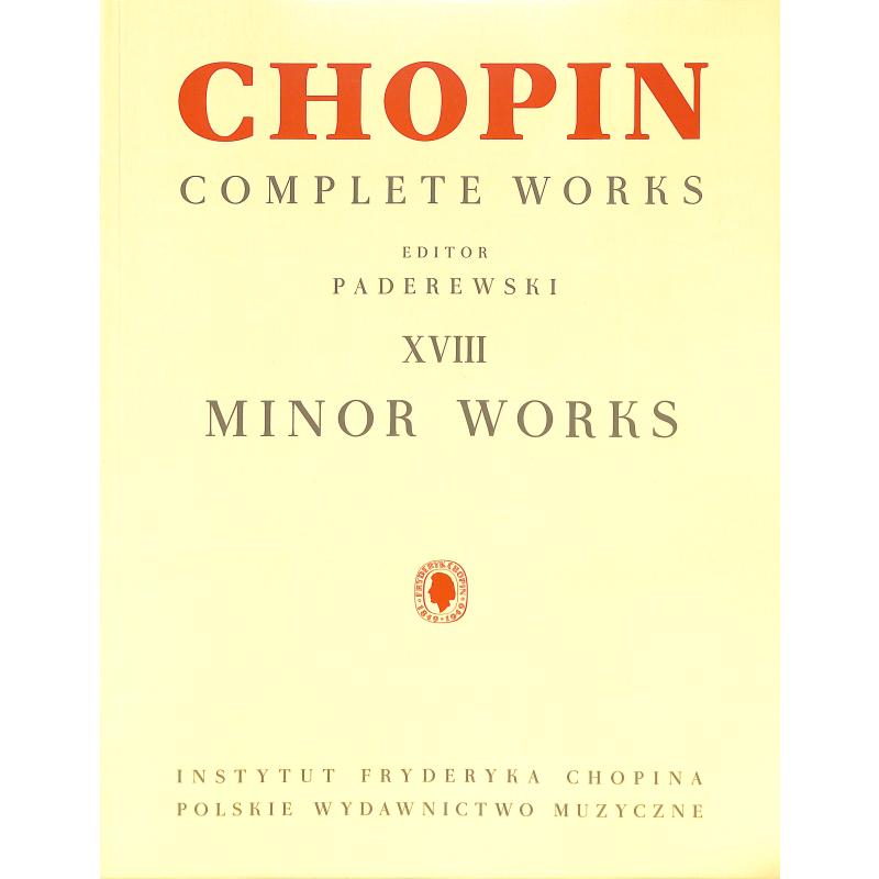 Complete works 18 - minor works