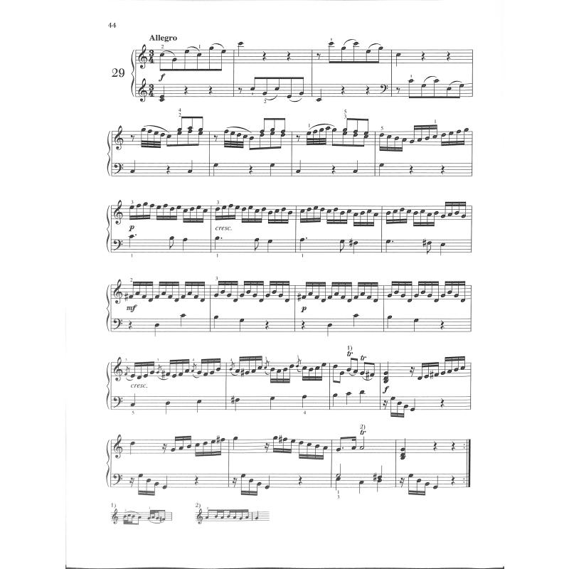 Notenbuch für Nannerl