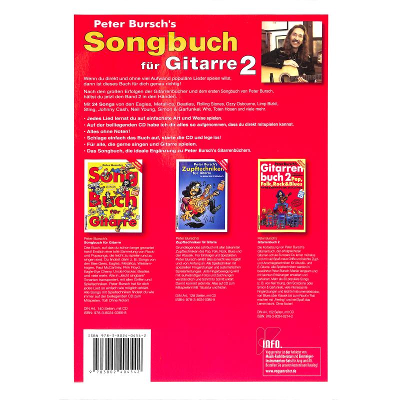 Songbuch für Gitarre 2