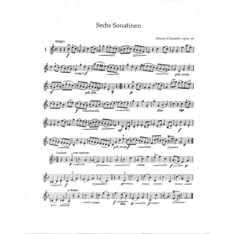 6 Sonatinen op 36