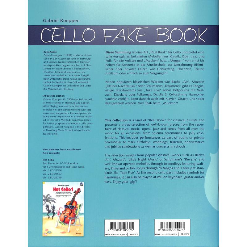 Cello Fake Book