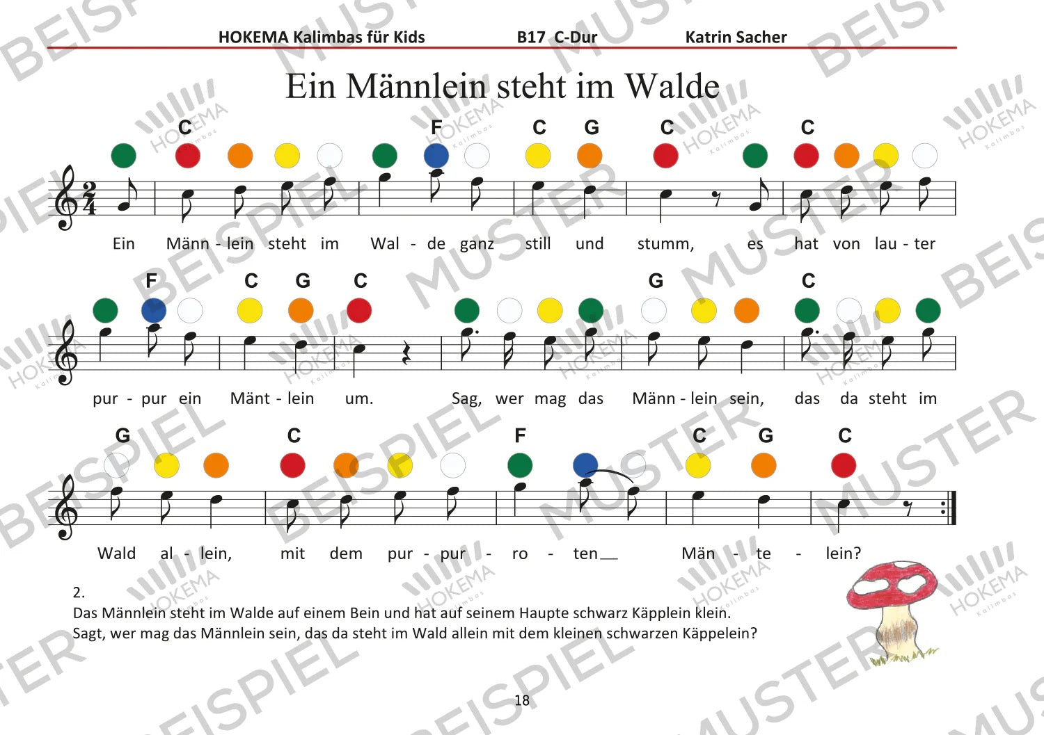 Lehrbuch Kids Kalimba B17