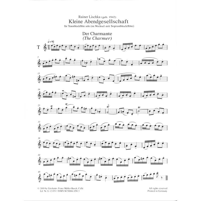 Kleine Abendgesellschaft