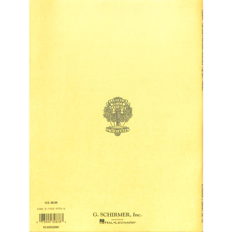 160 kurze Übungen op 821