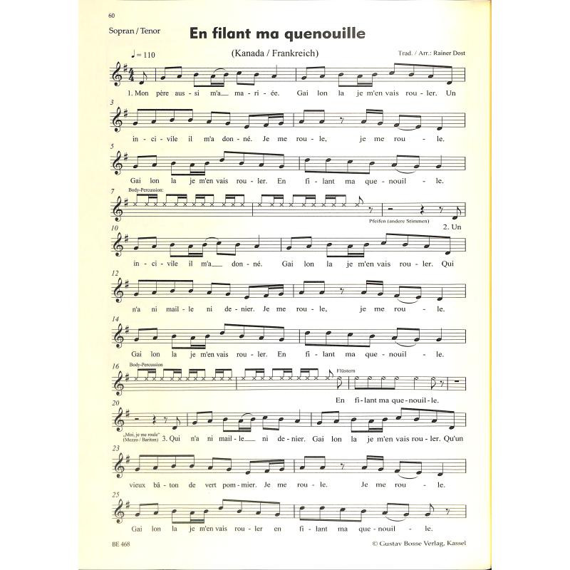 Weltmusik für Chor