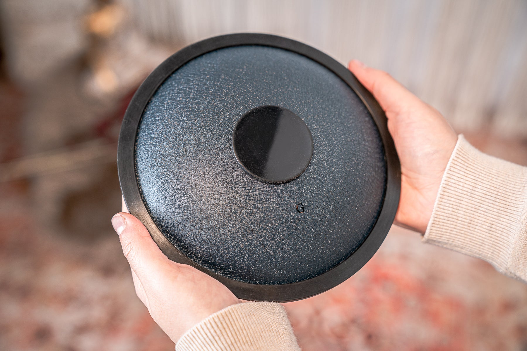 Small Steel Tongue Drum navy