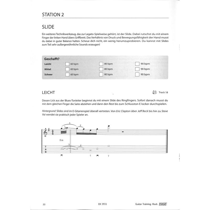 Guitar training - Rock | Das ultimative Trainigsprogramm für