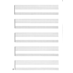 Notenblock für Gitarre / Laute