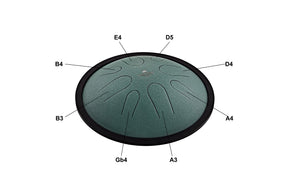 Compact Steel Tongue Drum432Hz