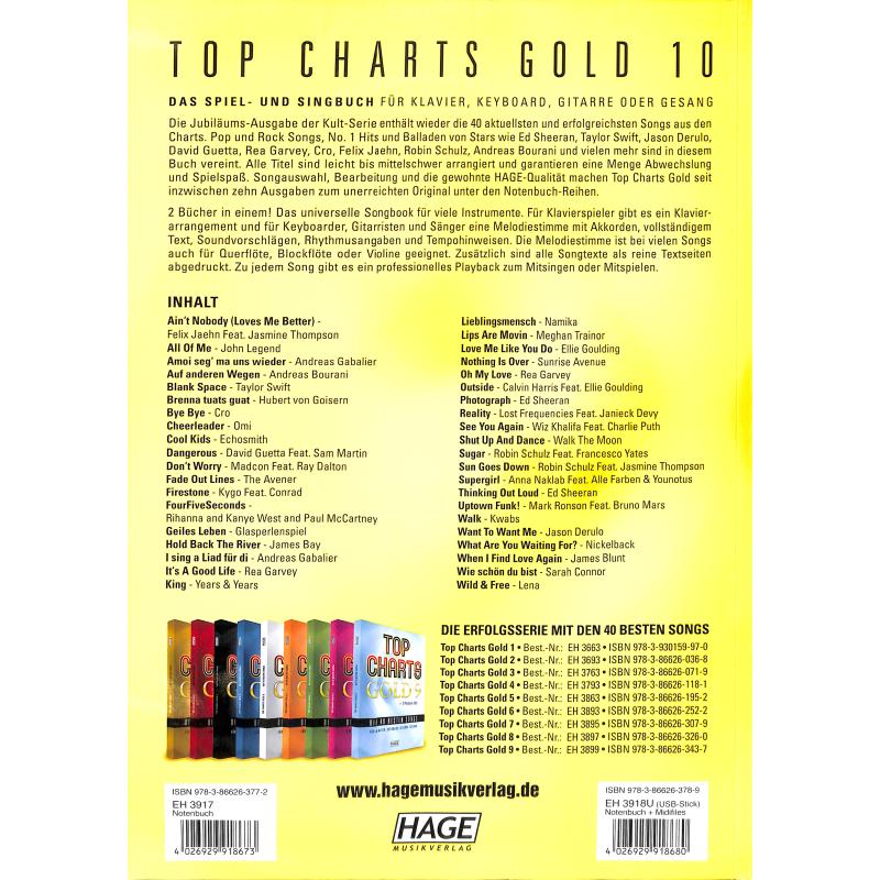 Top Charts Gold 10