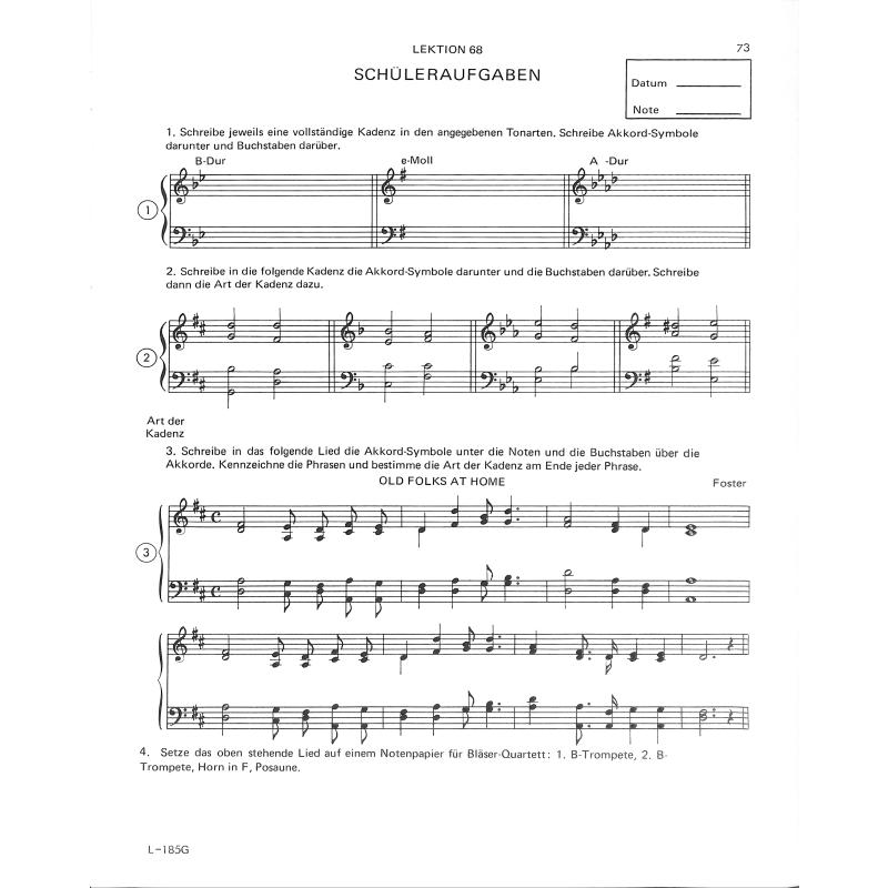 Musik Theorie 6 | Harmonielehre Arrangements