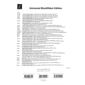 Blockflöten Quartette 4 - bekannte Stücke der Barockmusik