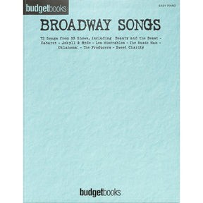 Budget books - Broadway songs