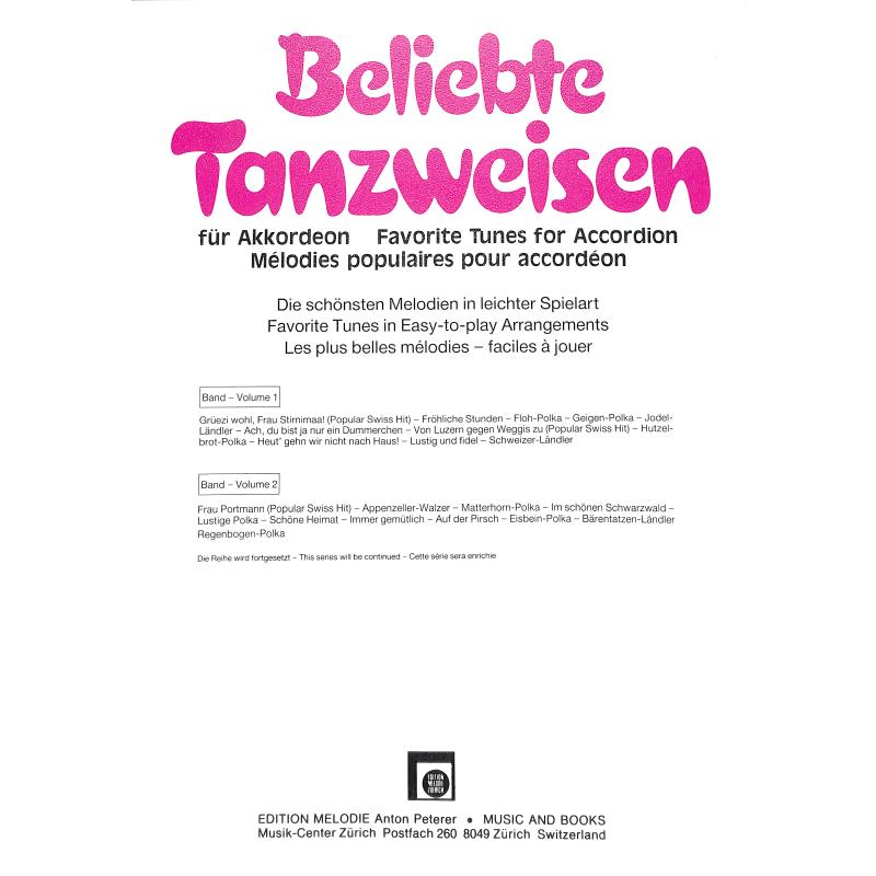 Beliebte Tanzweisen 1