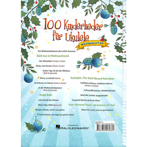 100 Kinderlieder für Ukulele - Weihnachten