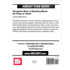Complete book of wedding music