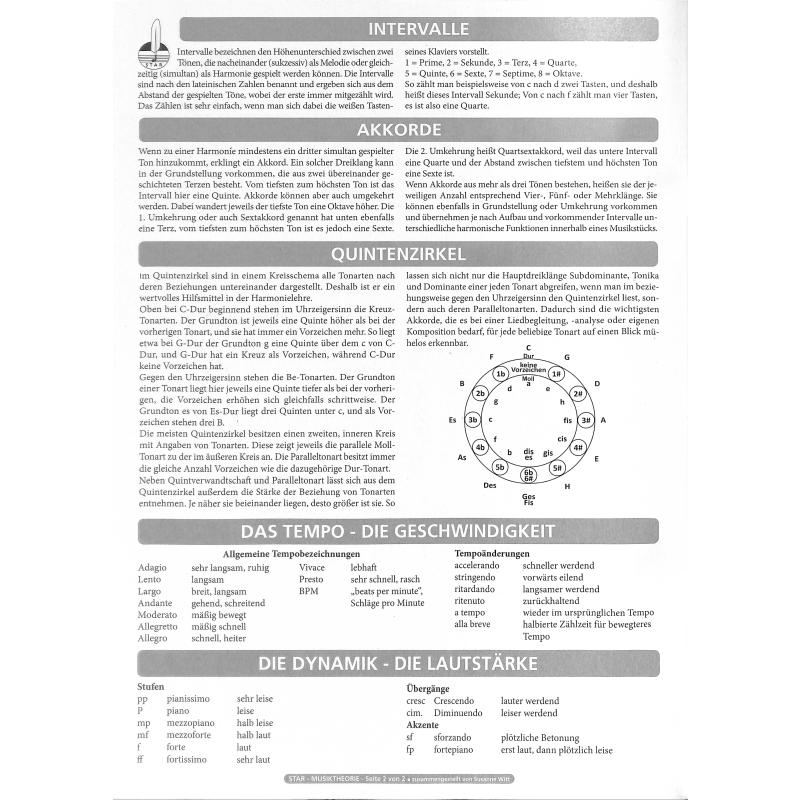 Notenheft A4 hoch 20 Seiten Umweltpapier