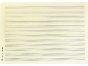 5 Bogen Notenpapier A4 quer