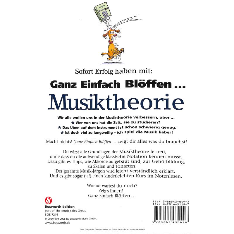 Ganz einfach blöffen - Musiktheorie