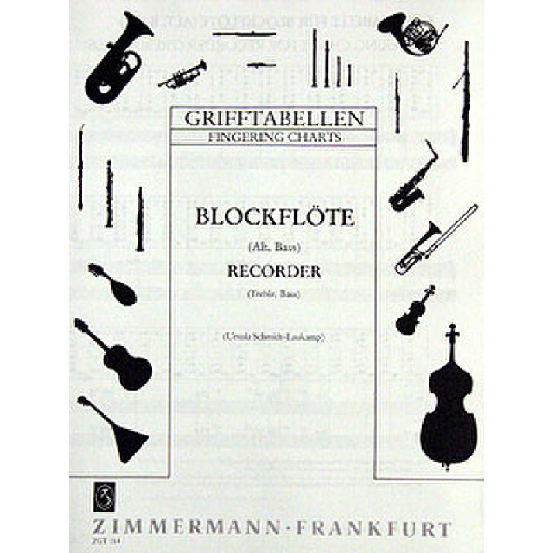 Grifftabelle Blockflöte