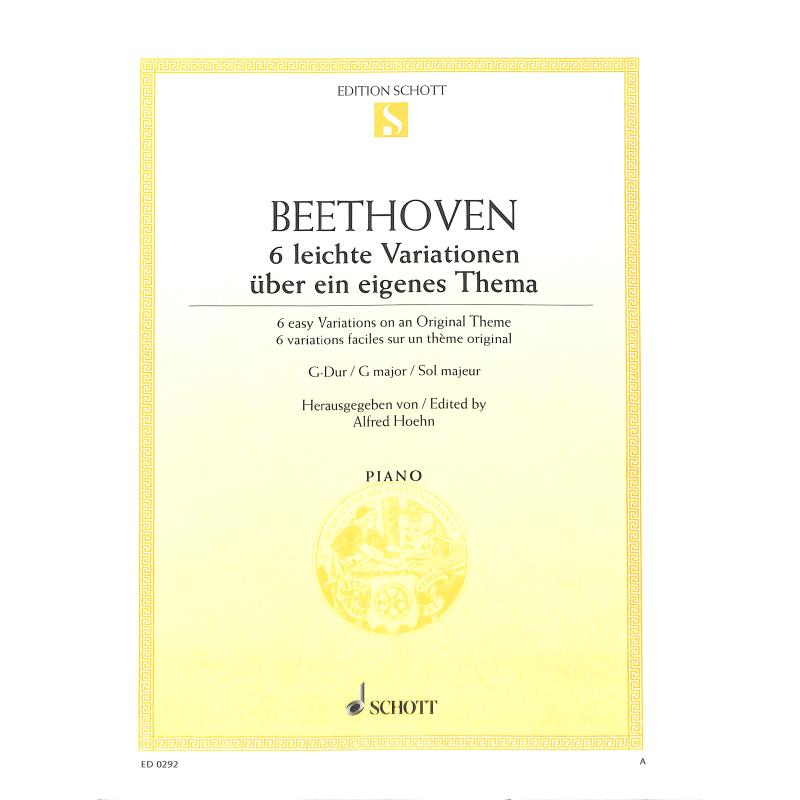 6 leichte Variationen G-Dur | 6 leichte Variationen über ein