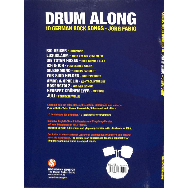 Drum along 4 - 10 german rock songs