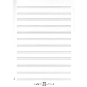 Notenheft A4 hoch 20 Seiten Umweltpapier