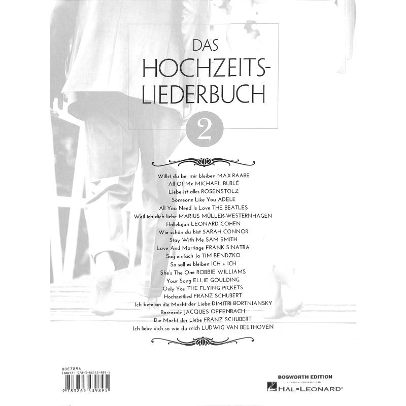 Hochzeitsliederbuch 2