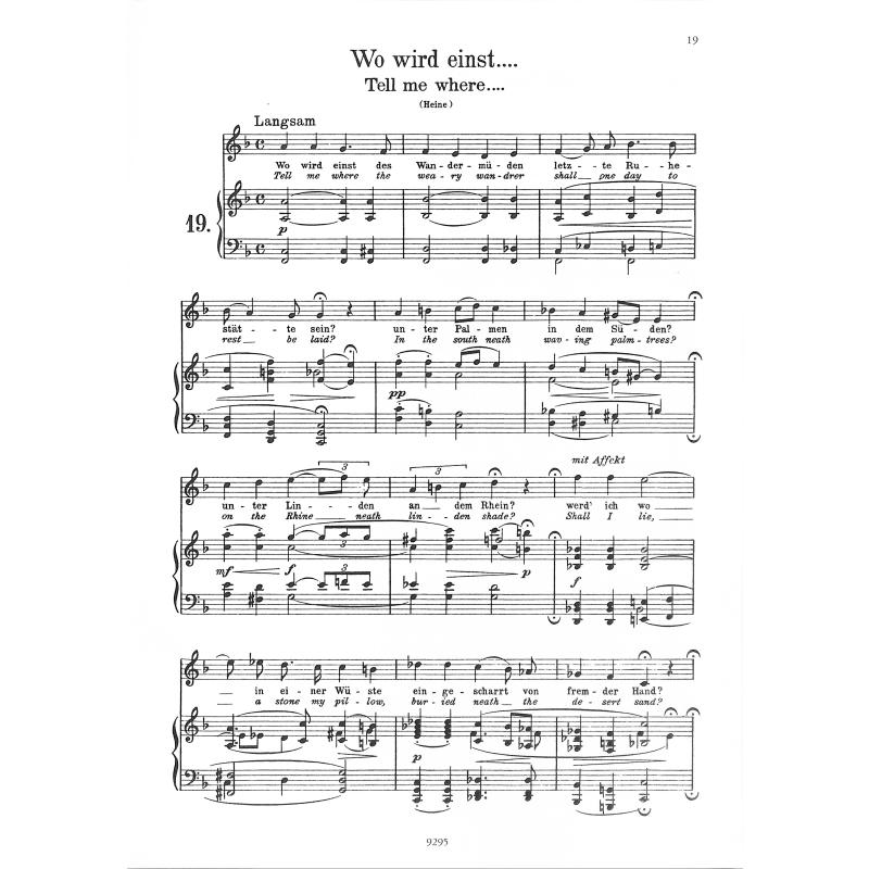 Lieder nach verschiedenen Dichtern 2