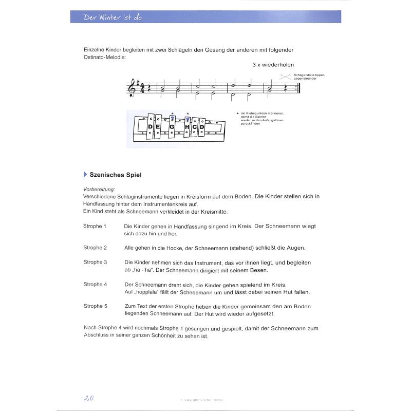 Winter Musik im Kindergarten