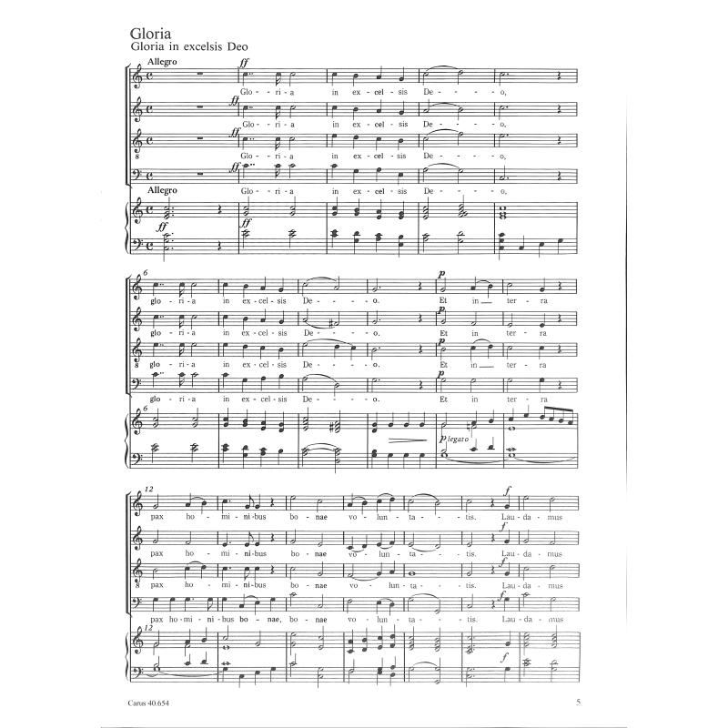 Messe breve 7 C-Dur