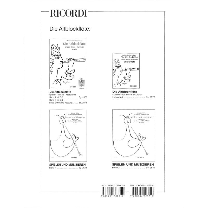 Die Altblockflöte 2