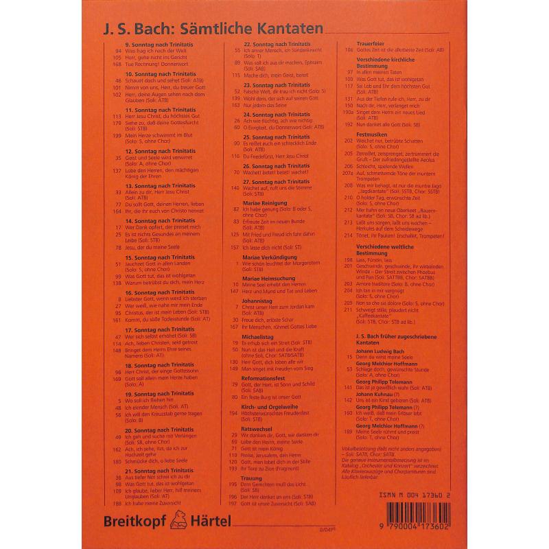 Kantate 209 Non sa che sia dolore BWV 209 (was Schmerz sei u