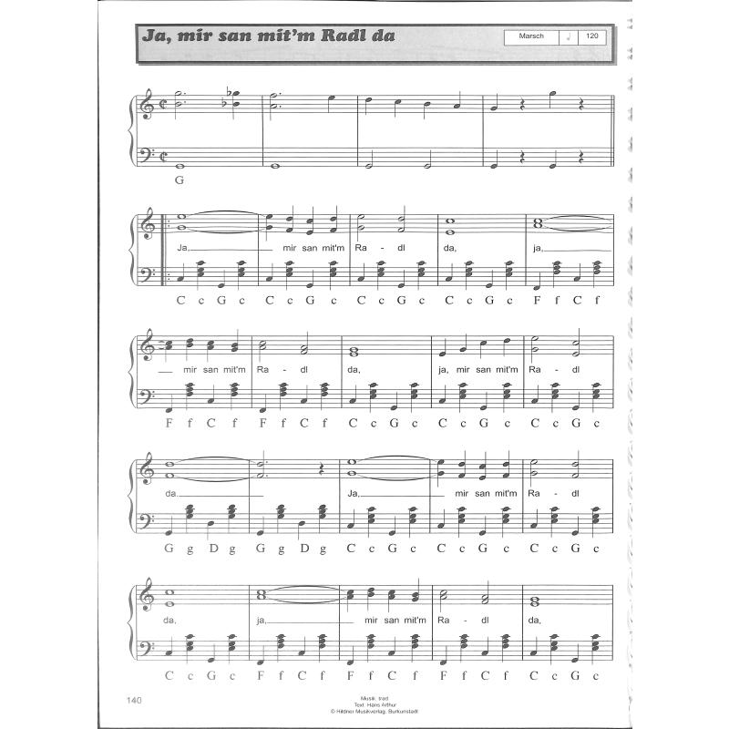 Kreuz und quer auf dem Akkordeon