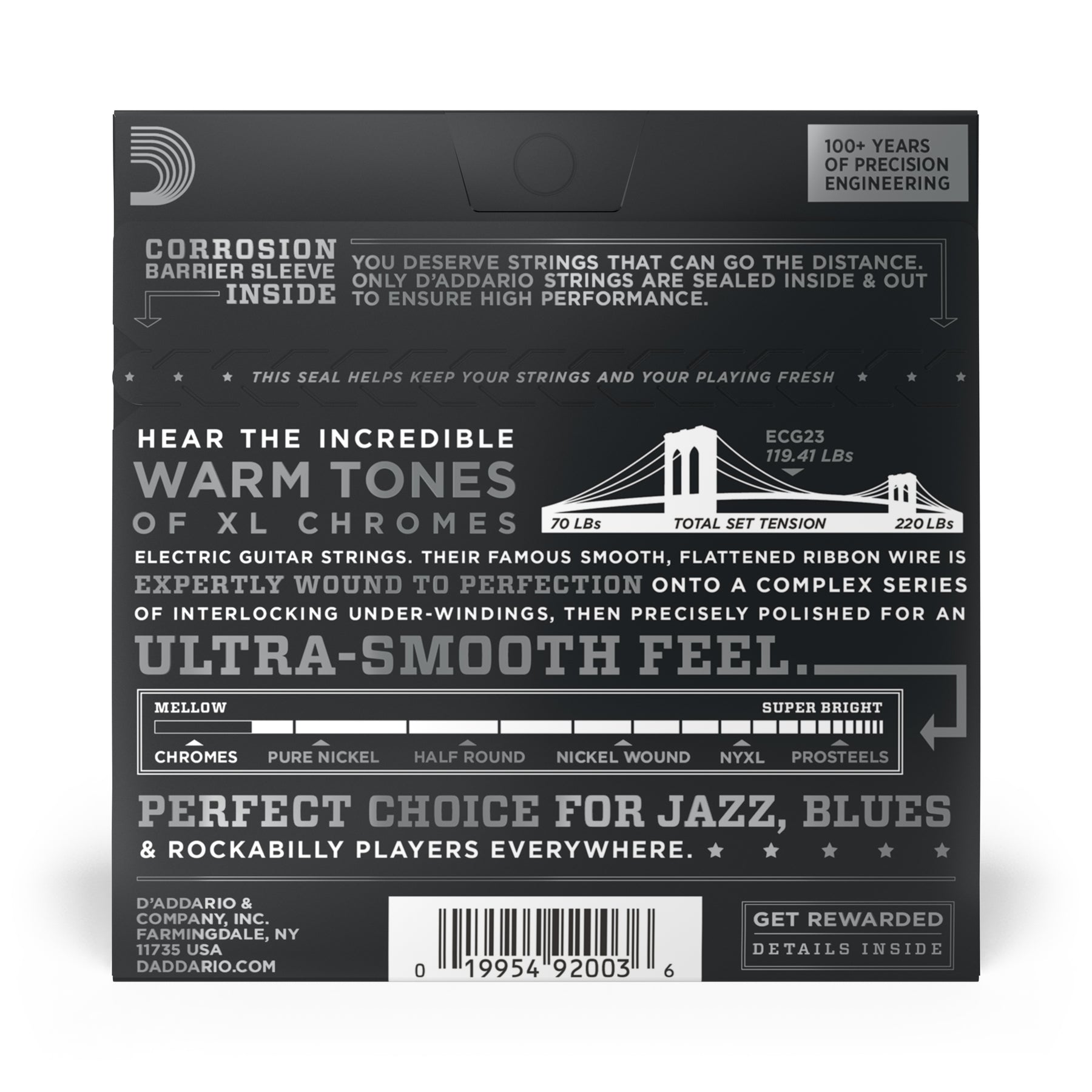 ECG23 Chromes Flatwound 10-48