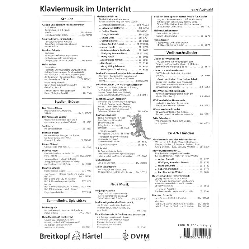 Das grüne Kinder Lieder Klavier