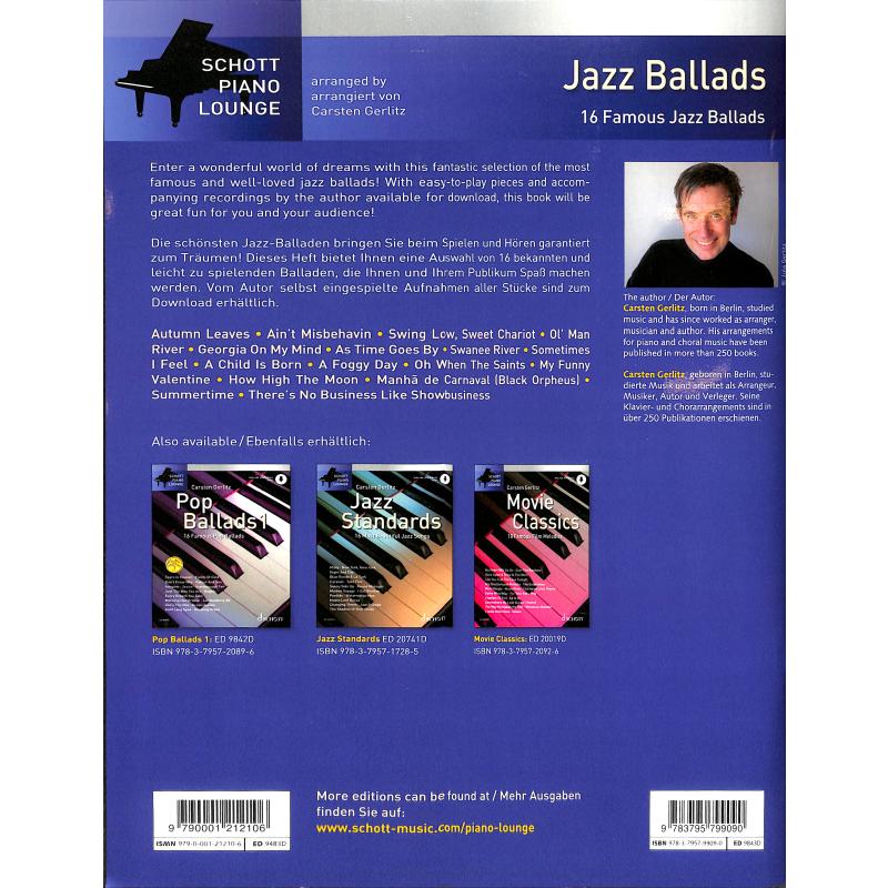 Jazz ballads | 16 famous Jazz Ballads