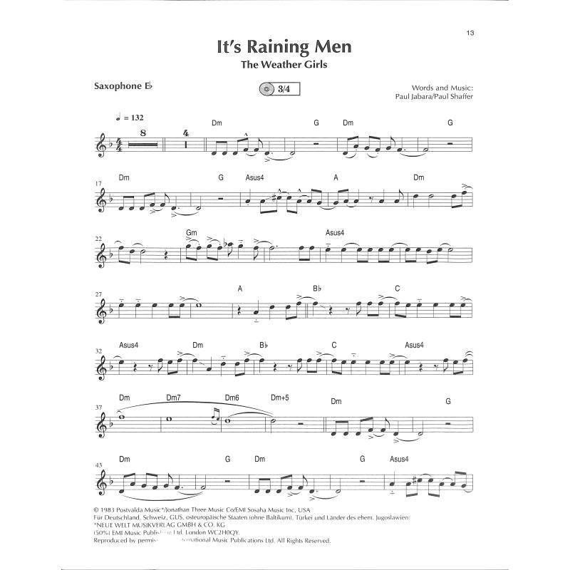 Sax plus 3 - Pop Songs for saxophone