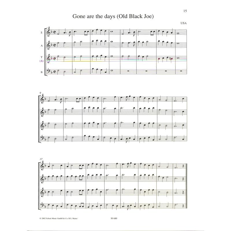 Folk for four - leichte Blockflötenquartette 7