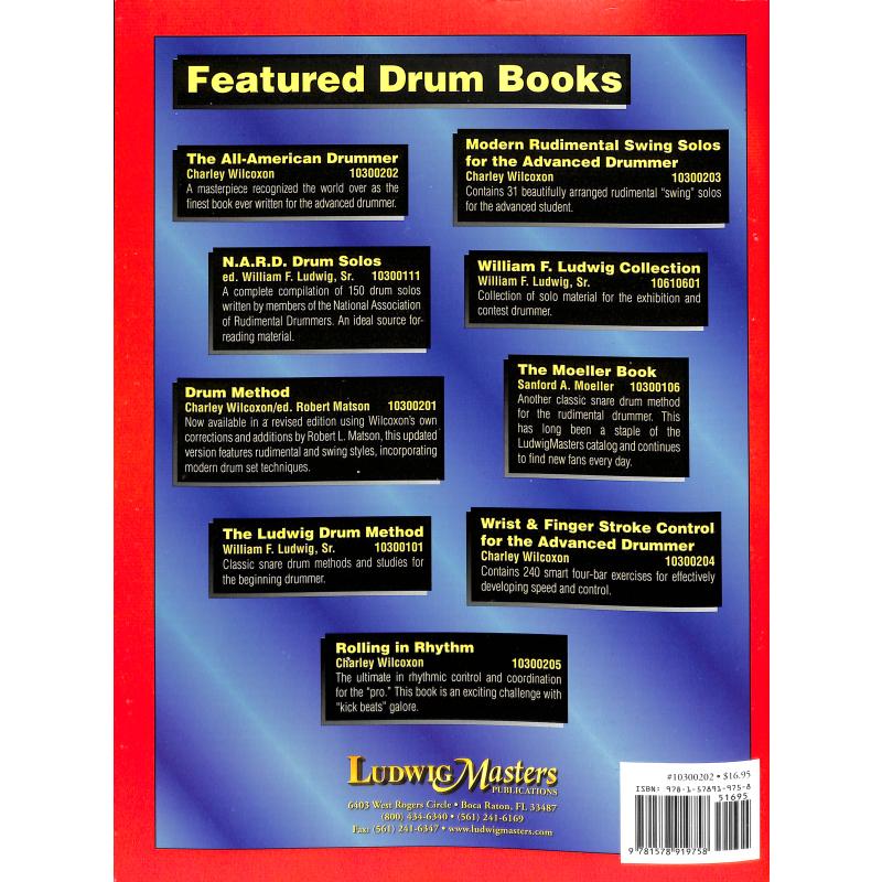 All american drummer - 150 rudimental solos