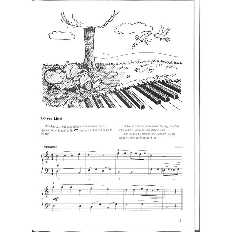 Die Klavierschule 2 mit Lilli und Resa