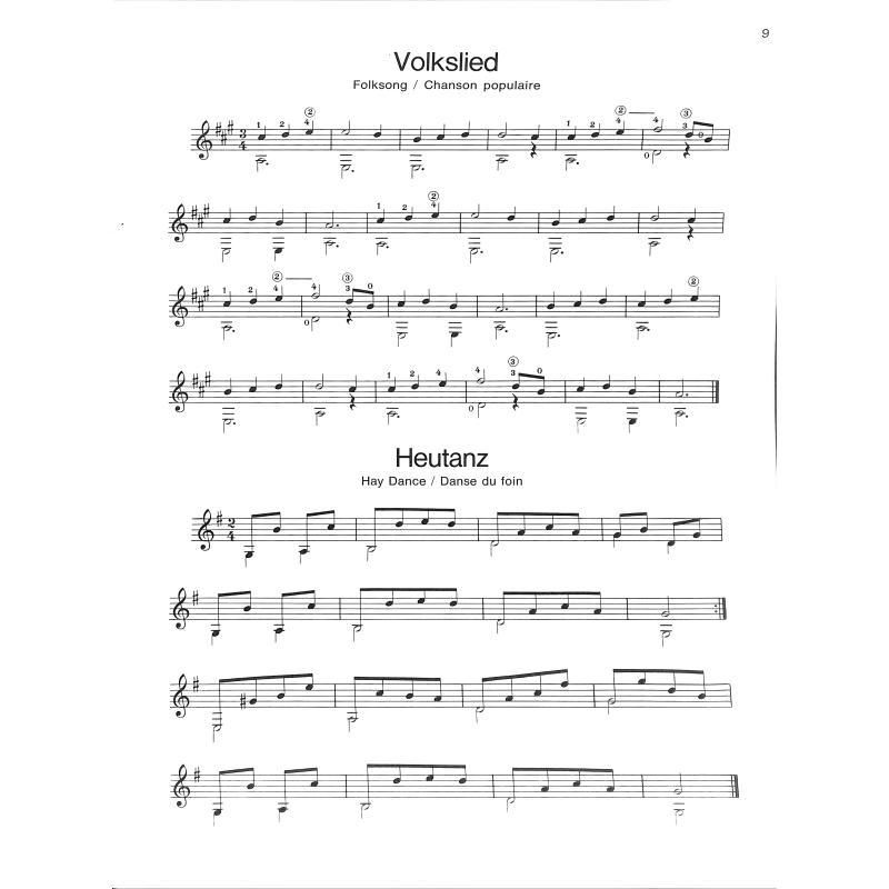 Gitarrenmusik für Anfänger 1