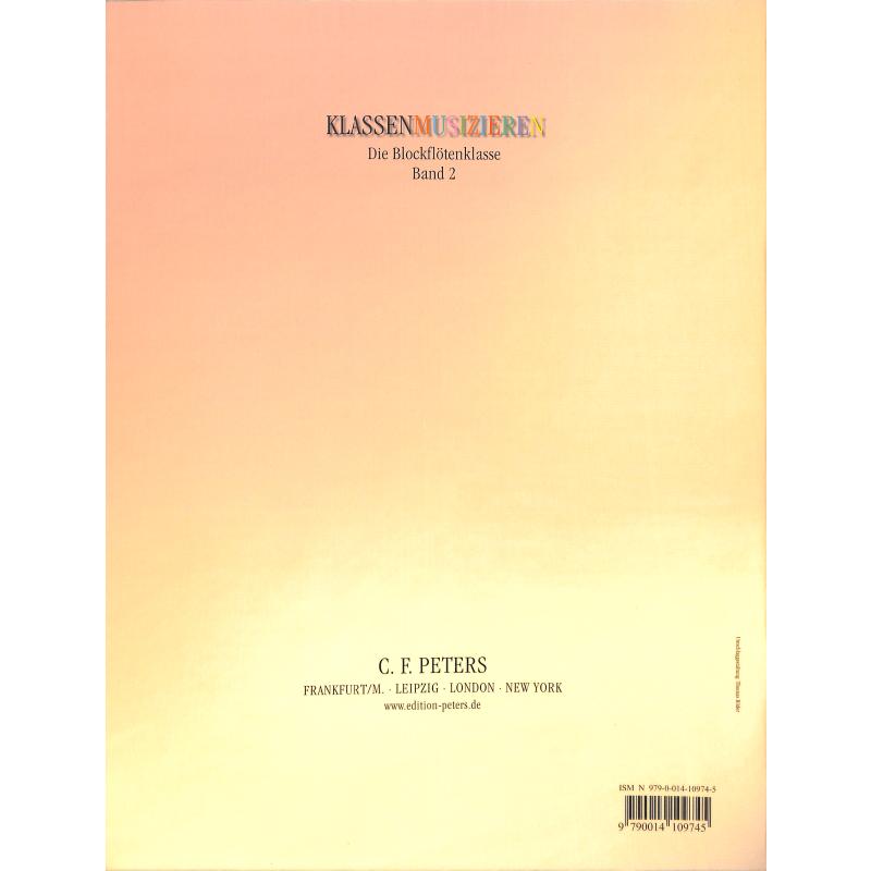Die Blockflötenklasse 2