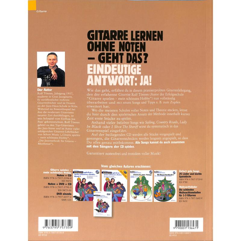 Gitarre spielen ohne Noten | Für Einsteiger und Wiedereinste